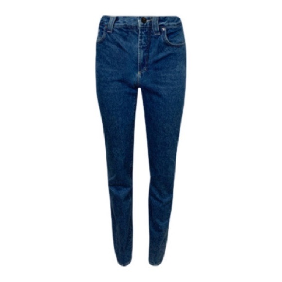 Versace High Rise Designer Tapered Straight Jeans - Picture 1 of 15